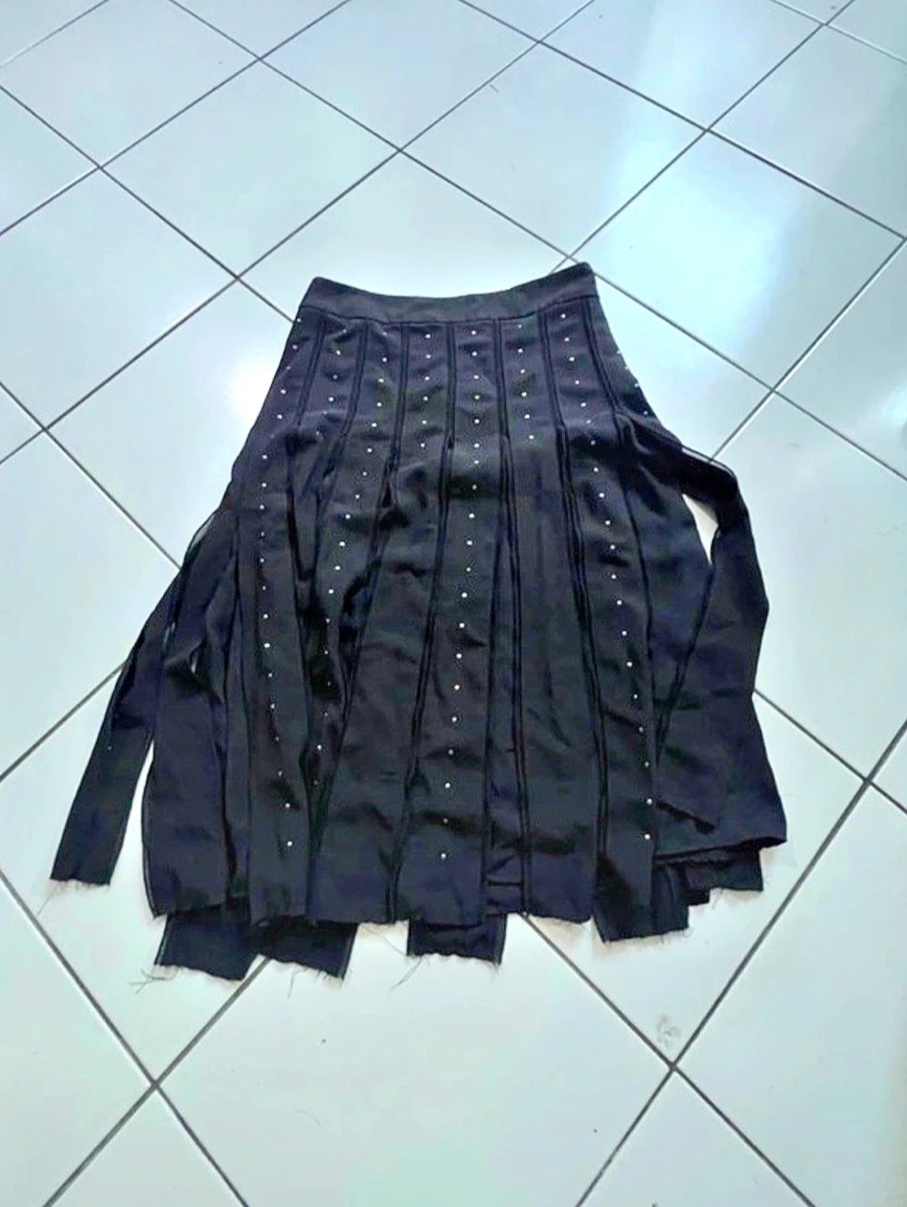 Vintage GUESS Black Studded Skirt Size 2